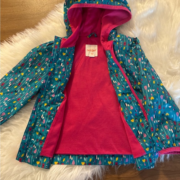 CAT & JACK GIRLS RAIN JACKET SIZE 2T - Picture 4 of 8